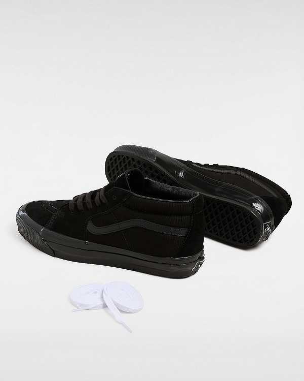 Women Vans Premium Sk8-Mid 83 Sneakers Black Malaysia | VN6795314