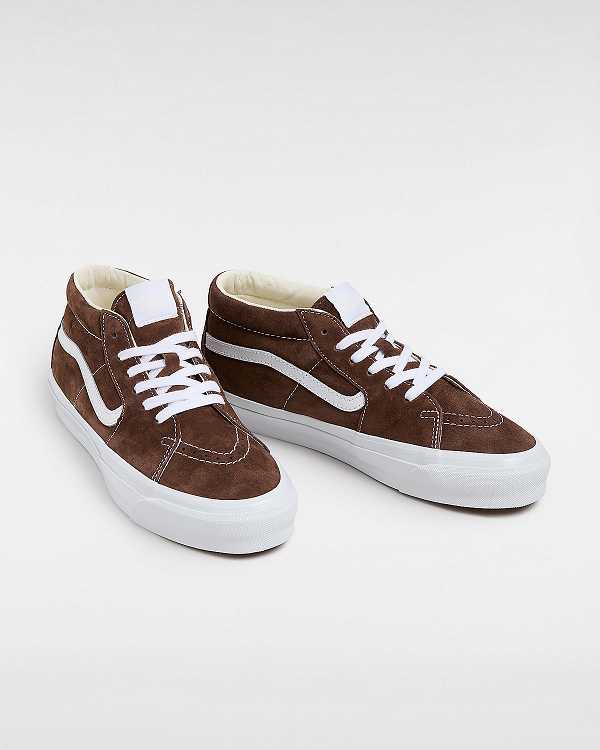 Women Vans Premium Sk8-Mid 83 Sneakers Brown Malaysia | VN6973205