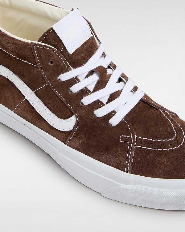 Women Vans Premium Sk8-Mid 83 Sneakers Brown Malaysia | VN6973205