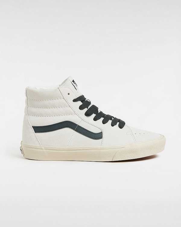 Women Vans Sk8-Hi Oversized Laces Skate Shoes White Malaysia | VN3428091