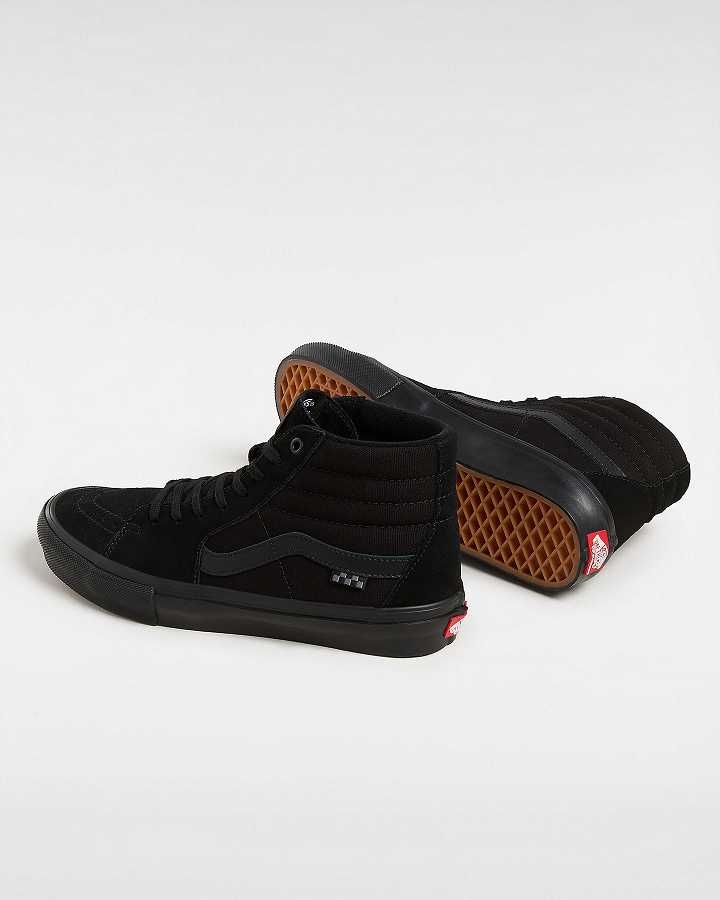 Women Vans Sk8-Hi Skate Shoes Black Malaysia | VN0475691