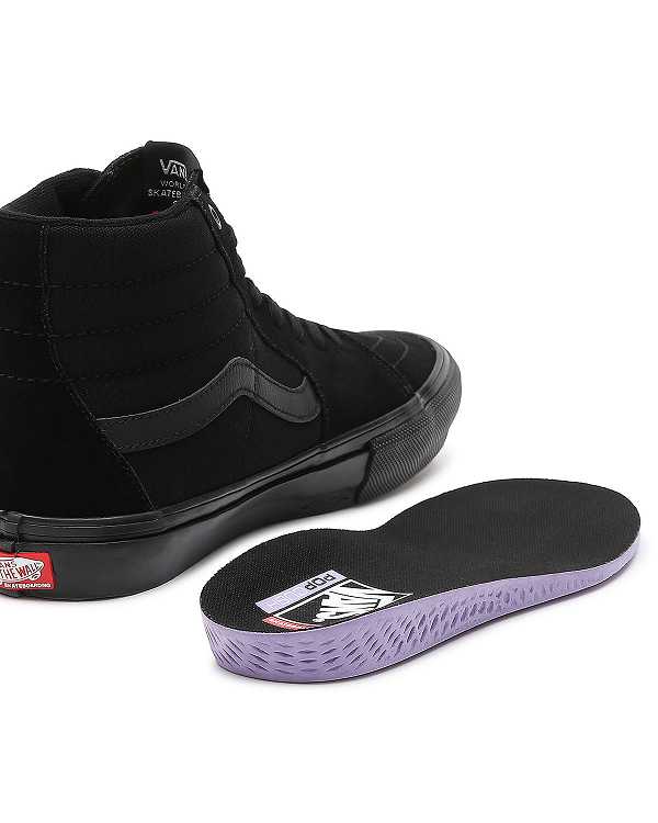 Women Vans Sk8-Hi Skate Shoes Black Malaysia | VN0475691