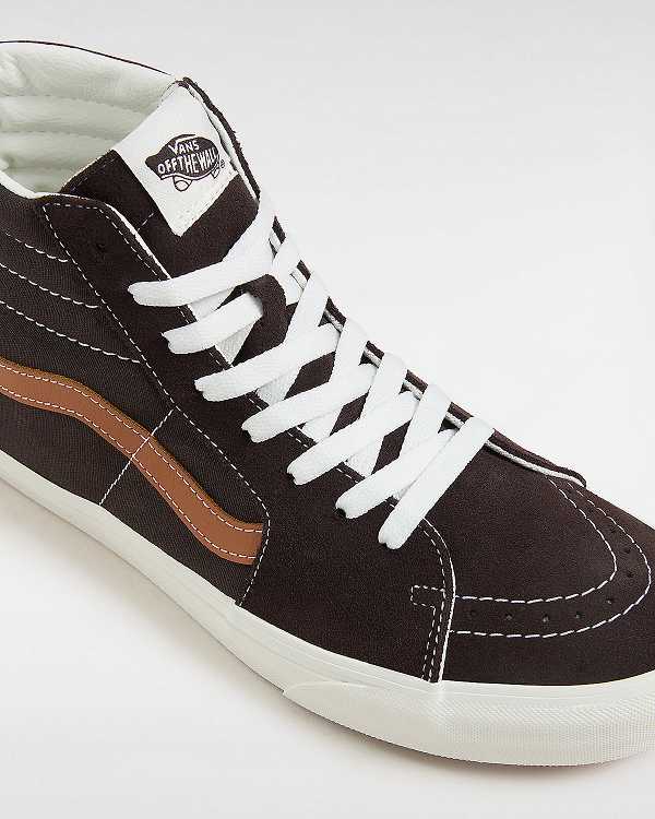 Women Vans Sk8-Hi Skate Shoes Brown Malaysia | VN2785961