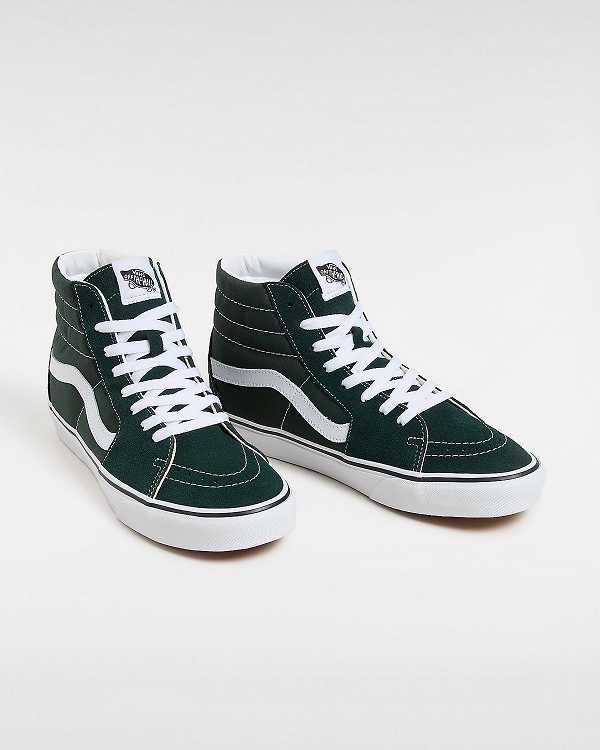 Women Vans Sk8-Hi Skate Shoes Green Malaysia | VN1736054