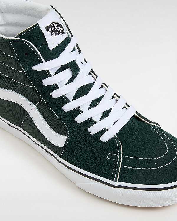 Women Vans Sk8-Hi Skate Shoes Green Malaysia | VN1736054