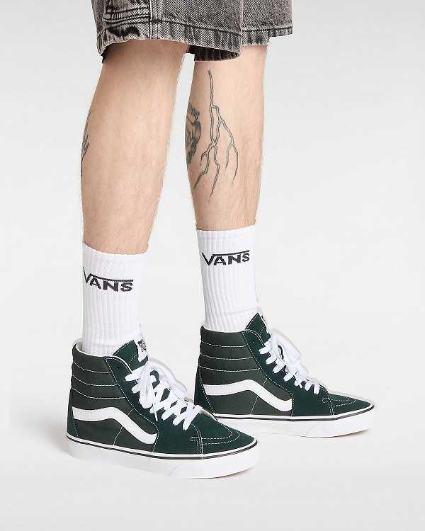 Women Vans Sk8-Hi Skate Shoes Green Malaysia | VN1736054