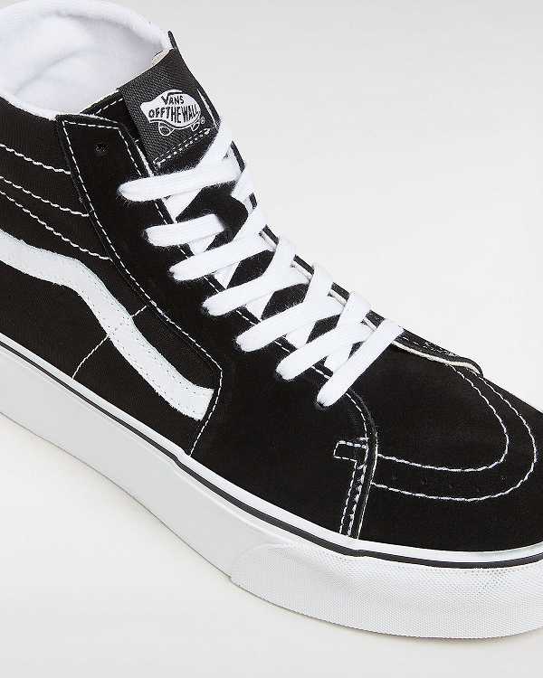 Women Vans Sk8-Hi Tapered Platform Shoes Black Malaysia | VN7209431