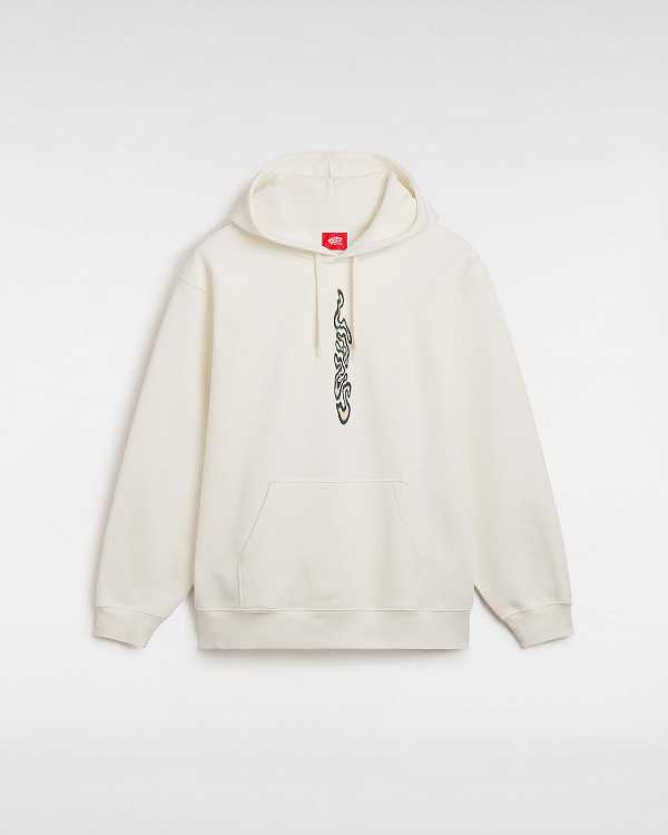 Women Vans Skate Blurb Hoodie White Malaysia | VN9782540