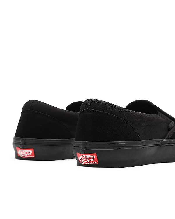 Women Vans Skate Slip On Shoes Black Malaysia | VN7896431