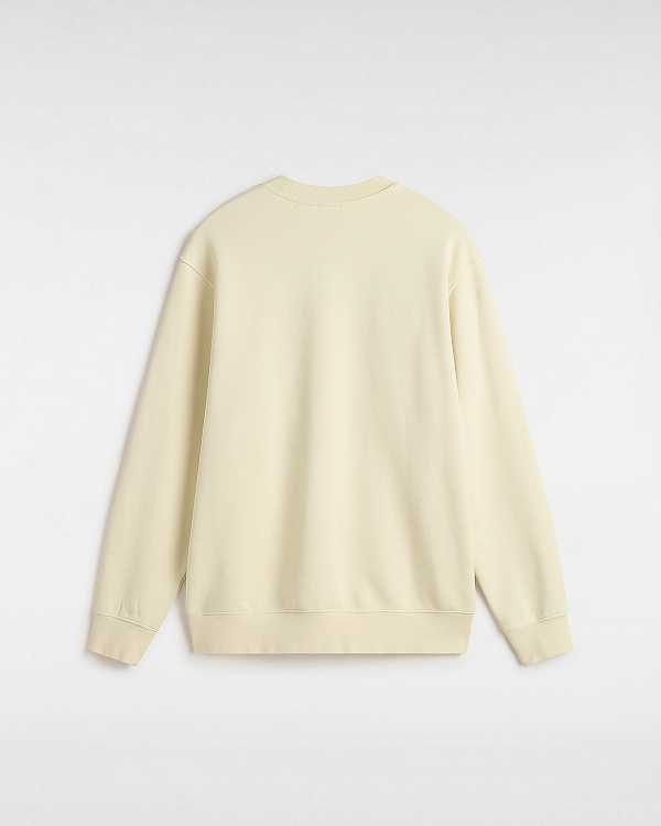 Women Vans Tell a Friend Crew Sweatshirt Beige Malaysia | VN3409872