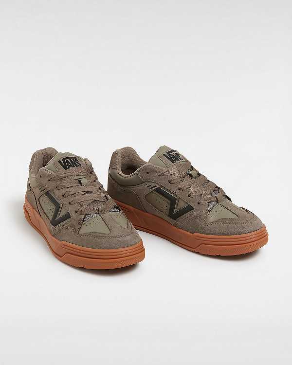 Women Vans Upland Suede Sneakers Brown Malaysia | VN5913827