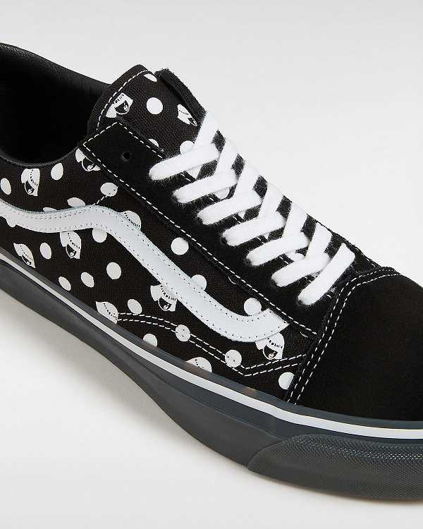 Women Vans Vans X Papergirl Old Skool Sneakers Black Malaysia | VN4376051