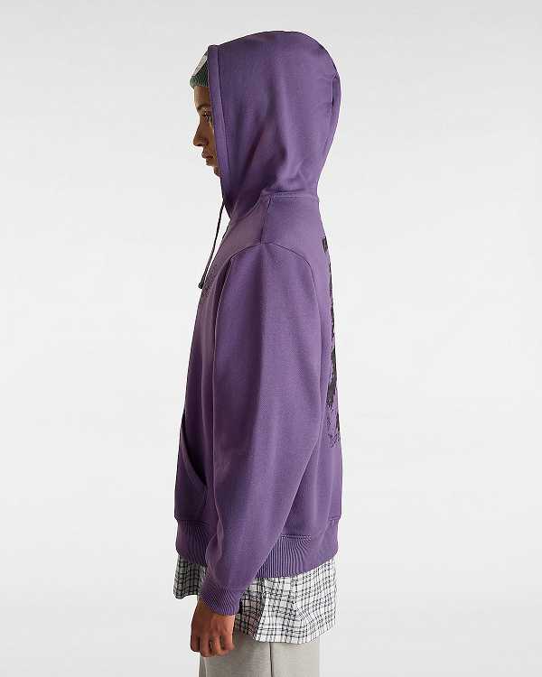 Women Vans Wellness Blousant Hoodie Purple Malaysia | VN3074269